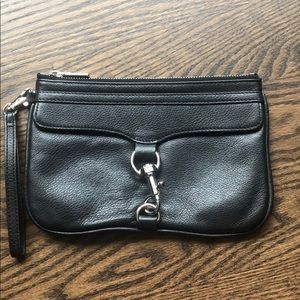 Rebecca Minkoff Black Leather Clutch